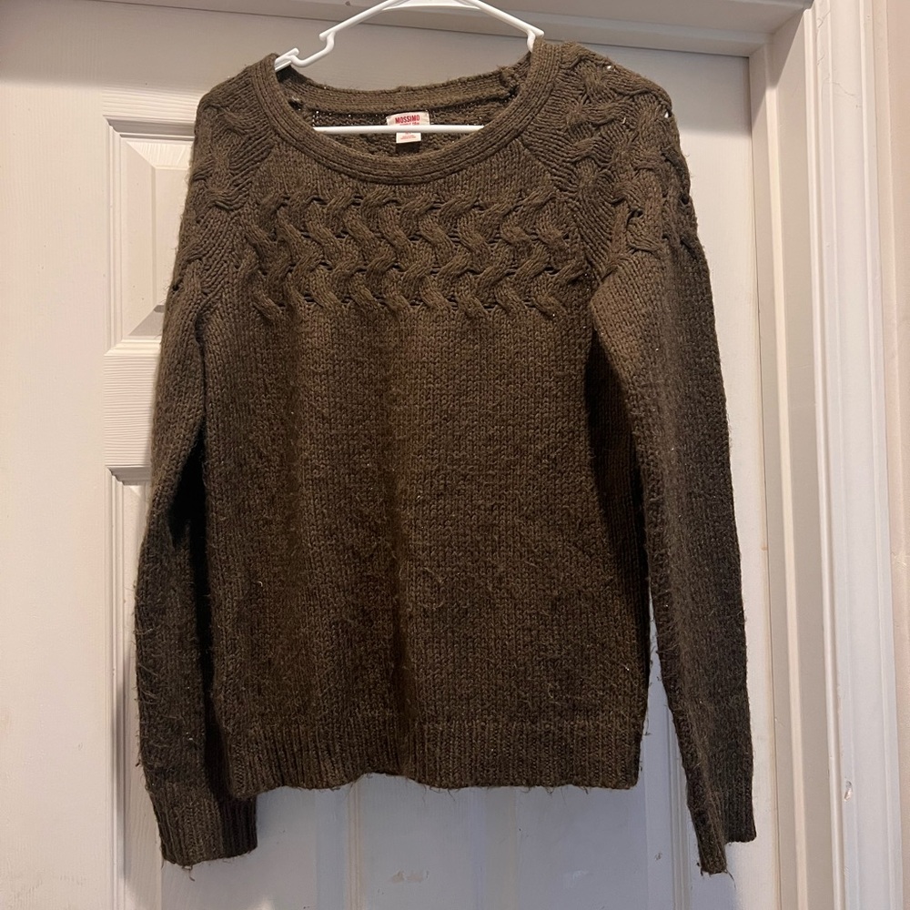 Mossimo Brown Knit Sweater